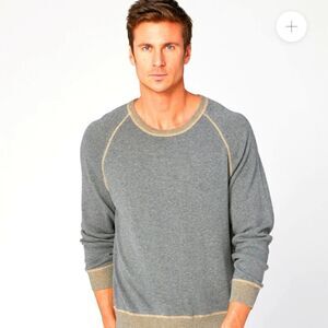 Agave Denim Forerunner Supima Crew Raglan Sweater